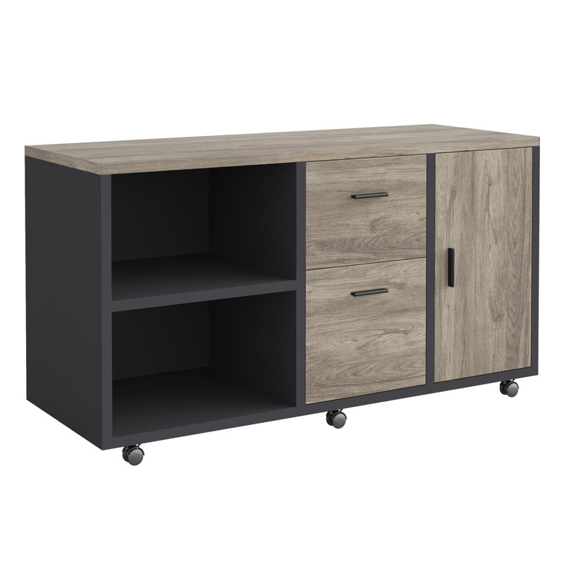 47" Lateral File Cabinet, Gray