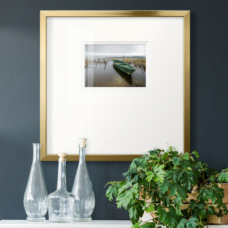 «Green Onepremium», reproduction encadrée, H 17 po x l 17 po x P 1,25 po