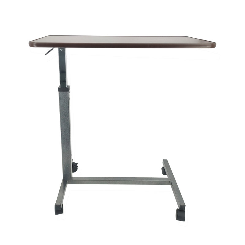 Schauer Medical Adjustable Height 28-40" with locking Set Screw Overbed Bedside Table with Wheels