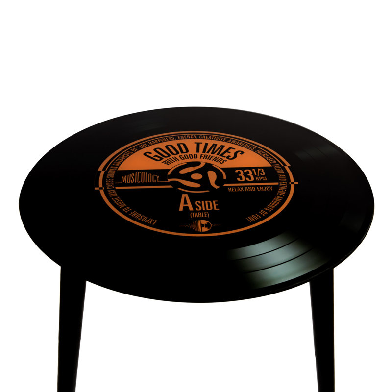 Schulte Glass Top End Table