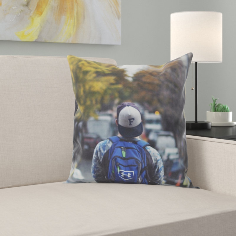 Microsuede Throw Pillow
