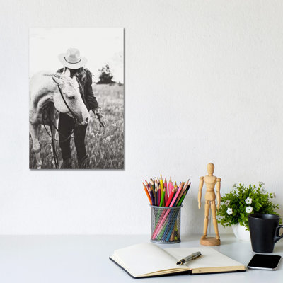 Silver Horse - Wrapped Canvas Print