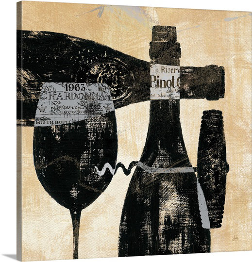 Wine Selection " Wine Selection I " by Daphne Brissonnet Great Big Canvas 