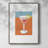 Neon Cosmo Framed Print - Solid Wood-420404970