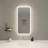 40 Inch Rectangle LED Front and Backlit Wall Mirror in Silver-591679135-591679202