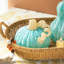 6"D Fall Round Glass Pumpkin-990528982