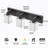 3-Light Dimmable Crystal Vanity Light With LED-703334335