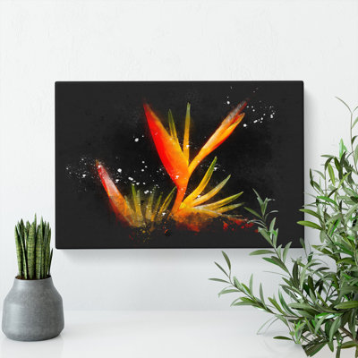 Bird of Paradise Flower - Wrapped Canvas