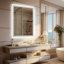 Miroir mural lumineux sans cadre Cevat-1865587673