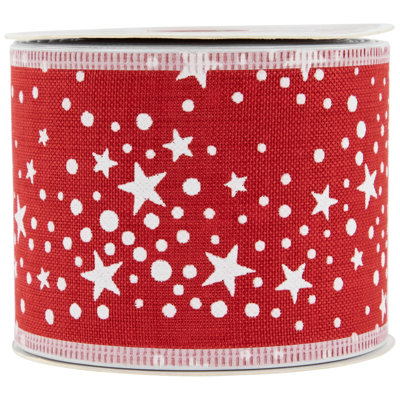 1'' Abstract Astrology & Stars Ribbon