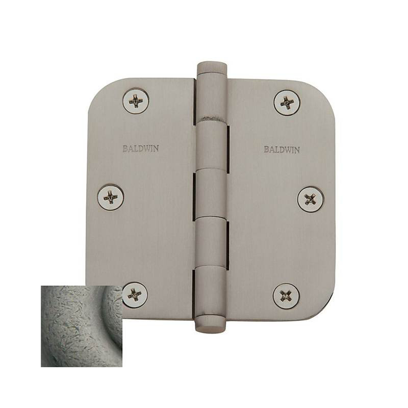3.5" H × 3.5" W Butt/Ball Bearing Single Door Hinge, Vintage Brass