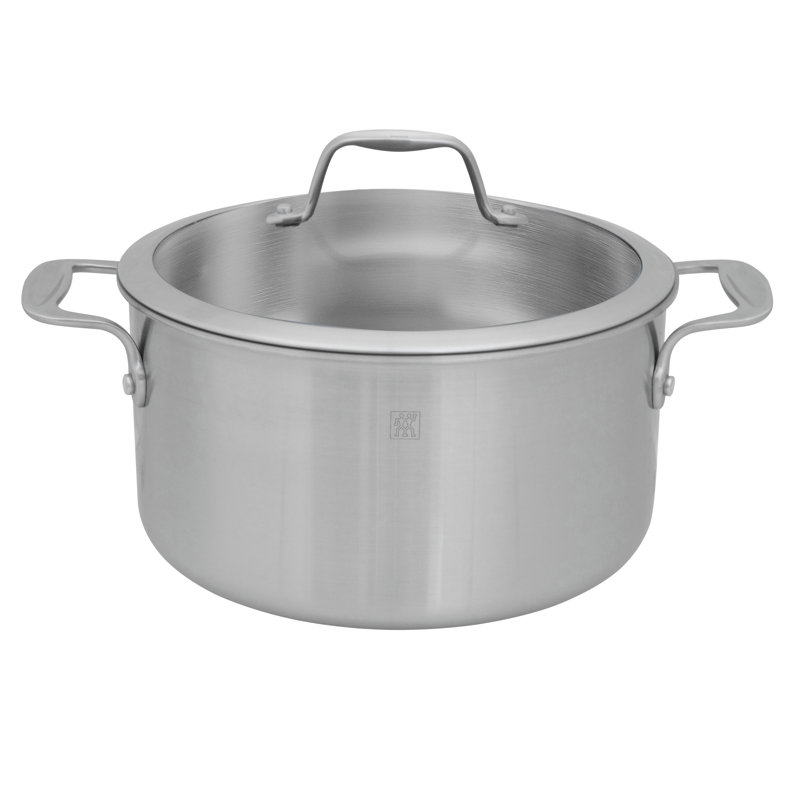Zwilling Spirit 3-ply Stainless Steel Stock Pot, 6 qt