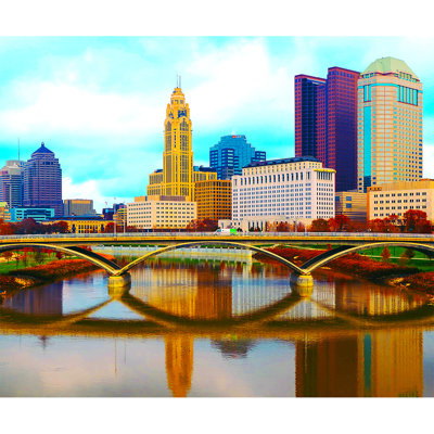 " Columbus Skyline, Columbus Ohio "