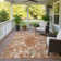 Machine Washable Indoor/Outdoor Bourkelands ACN2334 Floral Rug