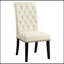  Ensemble de 2 chaises d'appoint capitonnées-1214895520