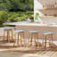 Tobias Outdoor Rattan and Metal Counter Stool-1565067026
