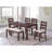 Classic Solid Wood Dining Table In Antique Cherry - Rectangular With Reinforced Top Sleek And Surface
