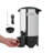 Commercial Coffee Urn, 40 Cup 6 L Hot Beverage Dispenser with Dripless Faucet, Quick-Brewing Commercial Coffee Maker, with Stainless Steel Liner, for Catering, Business, Church & Restaurant