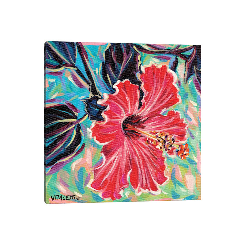 Hawaiian Beauty I 1 Piece Wrapped Canvas Painting, 45.72 cm H x 45.72 cm W x 3.175 cm D