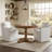 Linen Upholstered Armchair-1482415719