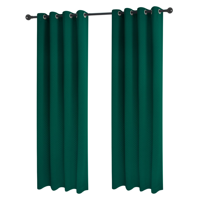  Paire de rideaux isolants Metrol (ensemble de 2), Vert