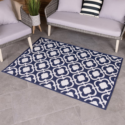 Moroccan 120cm X 170cm Indoor / Outdoor Area Rug