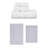 Bublitz Classy Bath Mat 100% Soft Cotton Bath Towel Set & Bath Rug-102445832-102445831