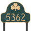 Shamrock 1-Line Lawn Address Sign-899505132-899505049