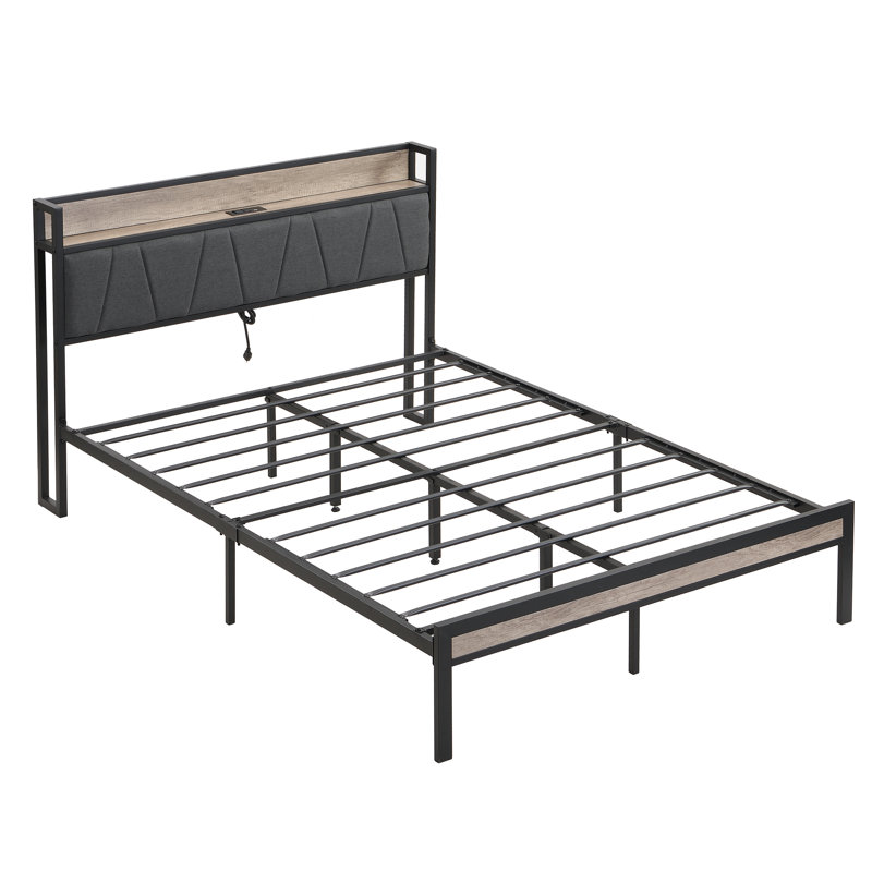 Structure de lit de style industriel