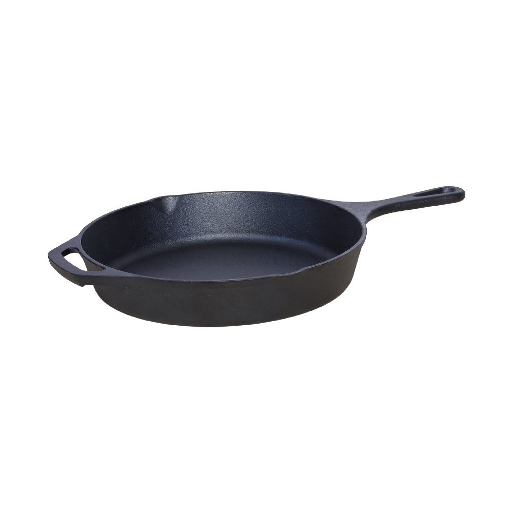 Buckingham Pre-seasoned Cast Iron Frying Skillet Pan