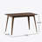 Dining Table Solid Wood Legs, Walnut