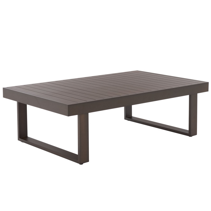 Fash Rectangular Outdoor Coffee Table, Brown