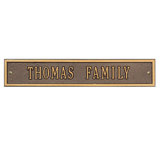 1-Line Wall Address Plaque