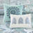 Blue King Cotton Reversible Comforter - 8 Piece, Printed Floral With Medallion , , Includes Euro Shams & Decorative Pillows In Piece Reversible, Botanical Print, Embroidered Pillows,-119104763-119104765