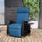 Moore Wicker Recliner Patio Chair with Cushions-967660028-967660000