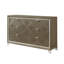 Commode Skylar à finition champagne foncé (Commode)