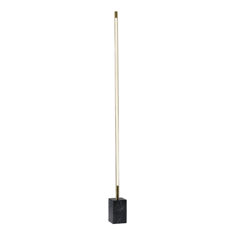 Lampe sur pied à DEL 65 po Astala, Noir