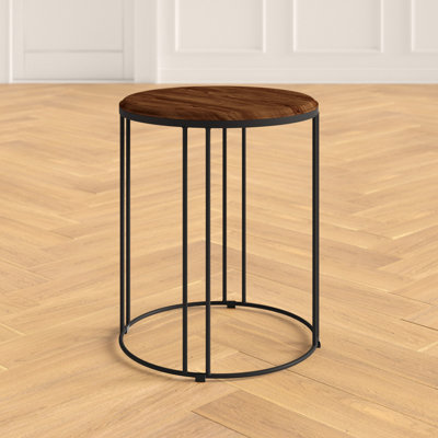 Abraxas Solid Wood Frame End Table