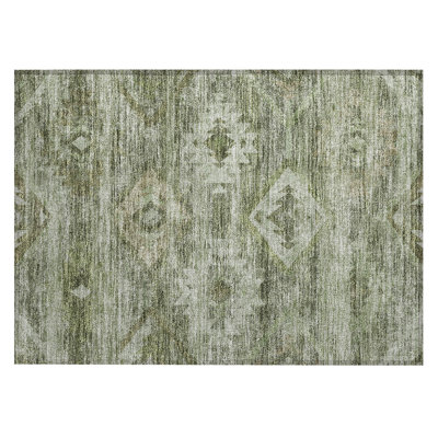 Thelisa Washable Southwestern Indoor / Outdoor Rug