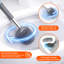 Free-Standing Silicone Toilet Brush with Ventilated Holder