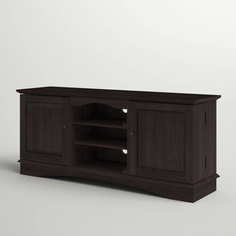 Mailus Unfinished TV Stand for TVs up to 65", Espresso