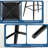Akarsh Upholstered Counter Stool with Metal Frame-201045162