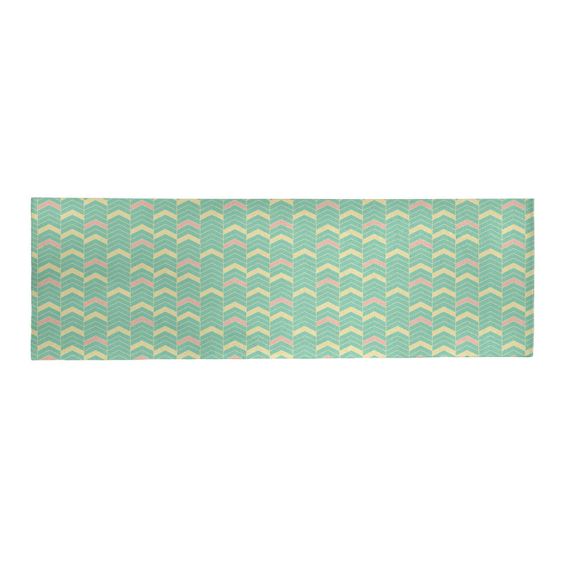 Chenille Chevron Indoor Rug, Runner 2'5" x 8'