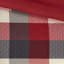 Ensemble de literie à chevrons élégant, polyester confortable, style maison de campagne, détente à la maison