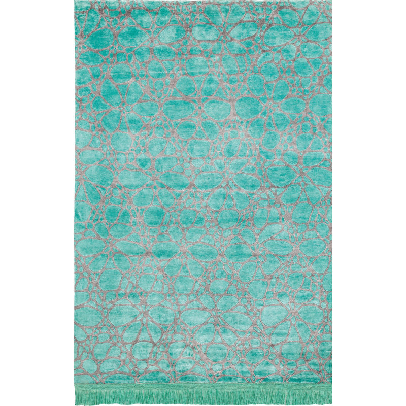Templeville Solid Colour Hand Woven Area Rug, Round 220cm