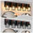 5-Light Wall Lighting (Walnut+Black)