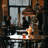 100-watt 1-light Matte Black Modern Nordic Style Pendant Light With Natural Brown Origami Paper Shade