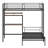 Smart-Design Bunk Bed Combining Study Area, Power Station, Shelving And Safety Protection