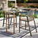 2 - Person Rectangular Outdoor Dining Set With Cushions