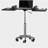 Folding laptop stand, graphite color